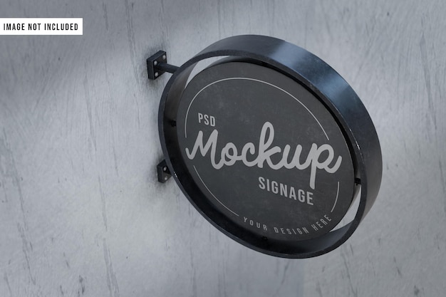 Outdoor sign mockup