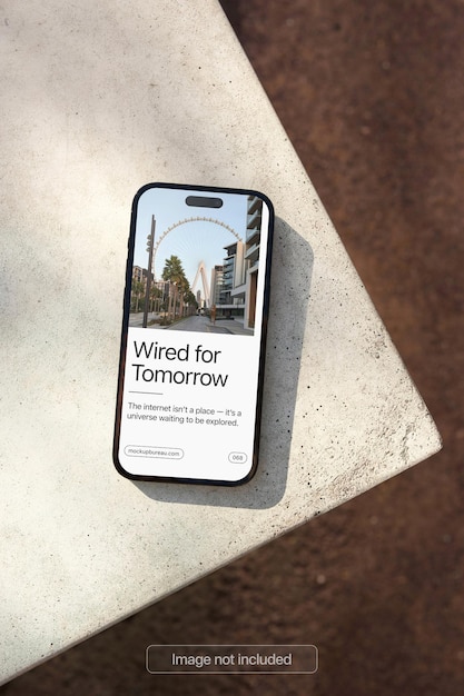 Outdoor Urban Smartphone Mockup