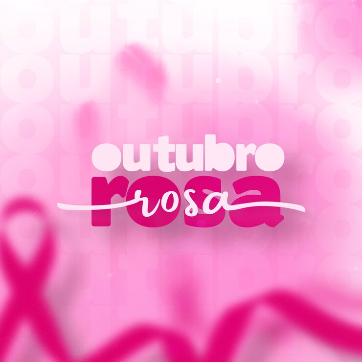 PSD outubro rosa pink october mes de conscientizacao sobre o cancer de mama флаер социальных сетей psd