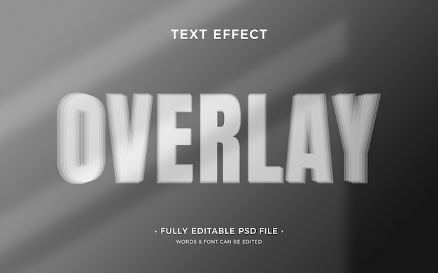 PSD overlay-teksteffect