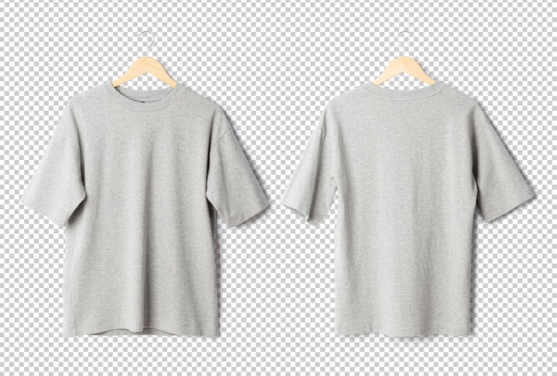 PSD oversize t shirt mockup hanging realistic template