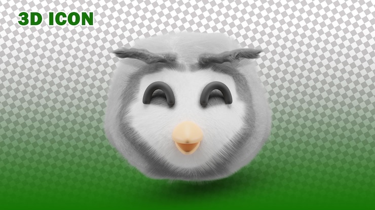 PSD 올빼미 3d