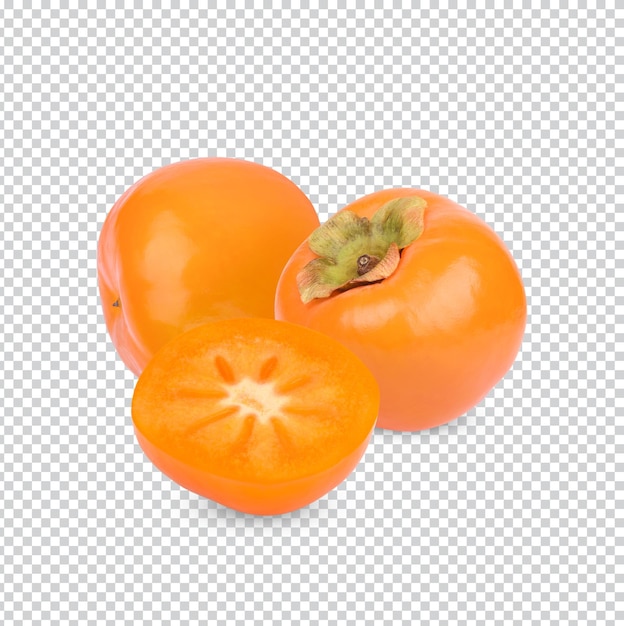 Owoce Persimmon Izolowane Premium Psd