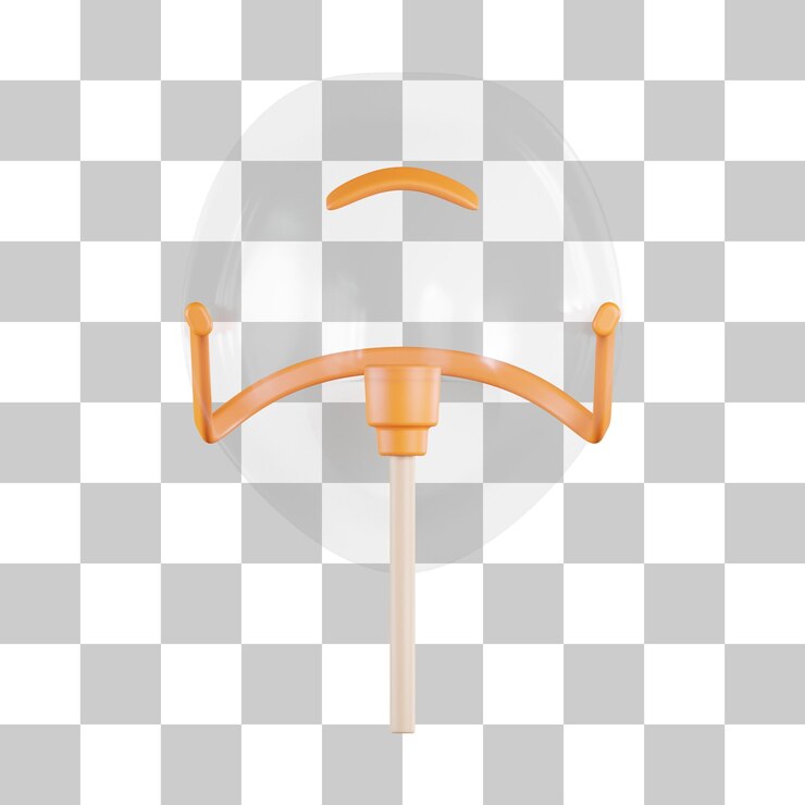 PSD 氧氣面具 3d 圖像