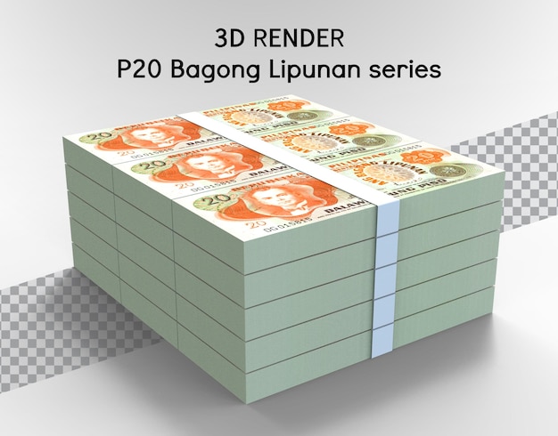 PSD p20 seria bagong lipunan renderowanie 3d