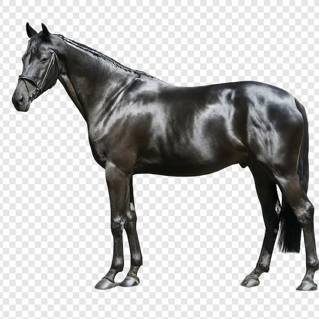 PSD paard png geïsoleerd op doorzichtige achtergrond