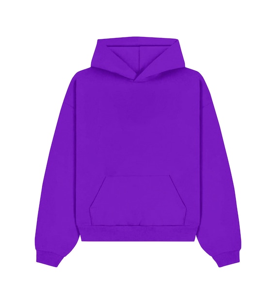 paarse hoedij mock-up