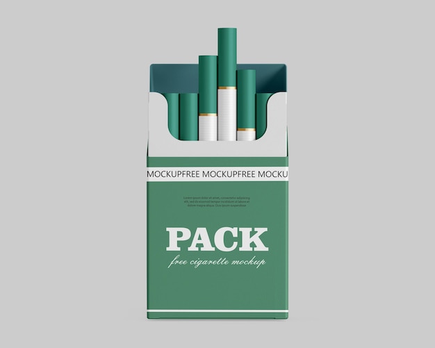 PSD a pack of cigarettes that says pack of cigarettes on it