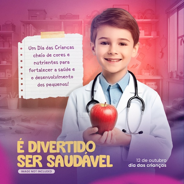 Pack social media dia das criancas children's day