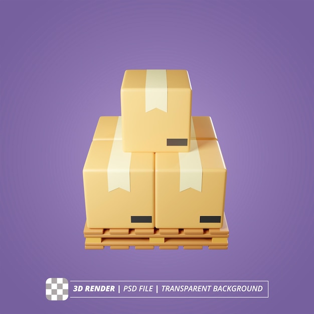 PACKAGE BOX PALETA POJEDYNCZE OBRAZY 3D