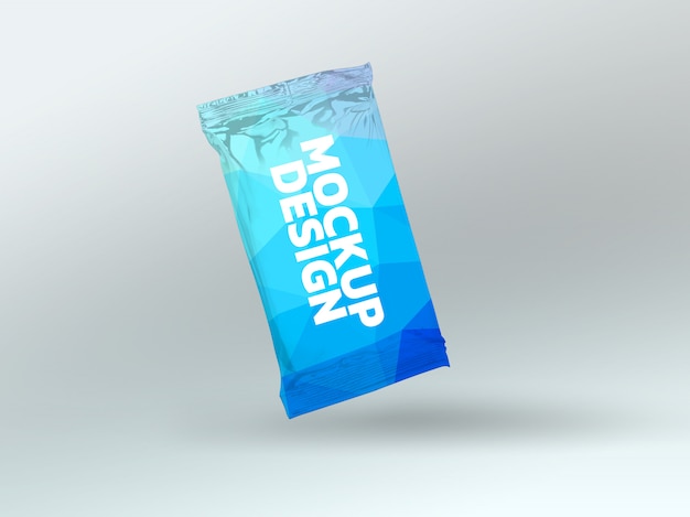 PSD package mockup 3d rendering  design