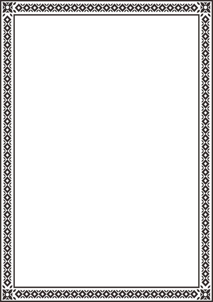PSD package part 1 page border template models 1 to 10