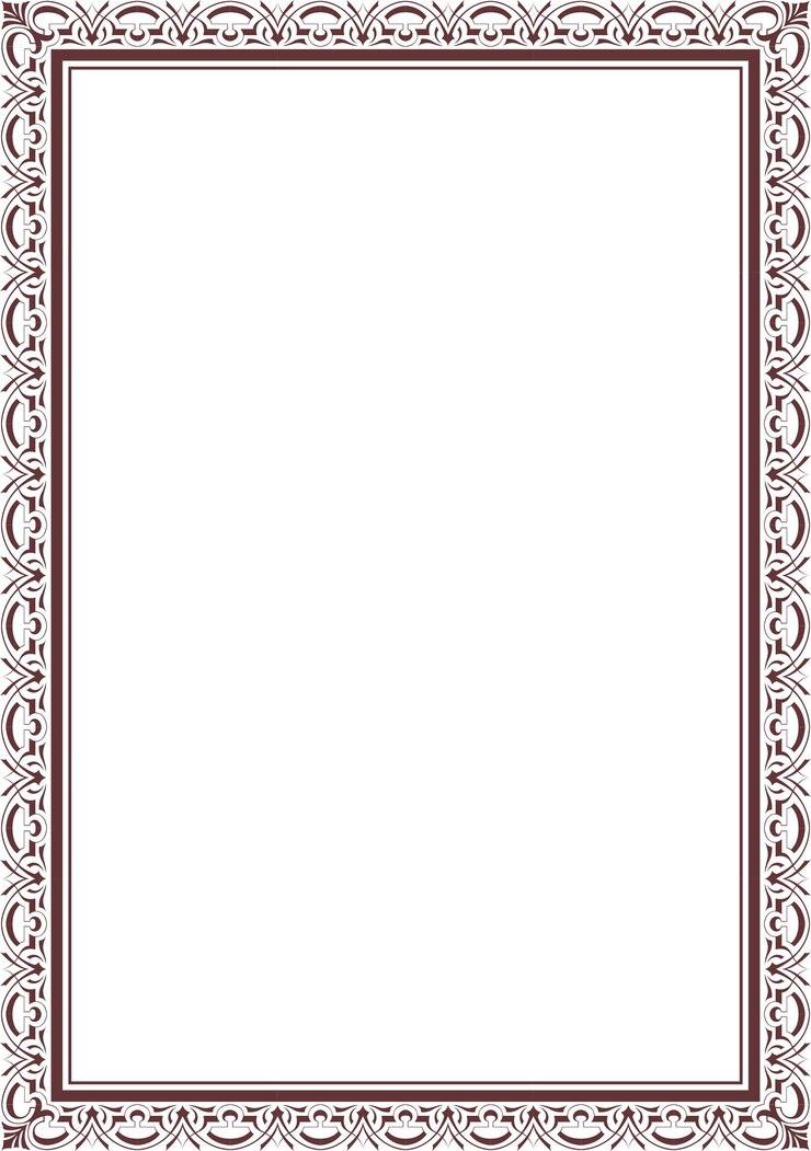 PSD package part 1 page border template models 1 to 10