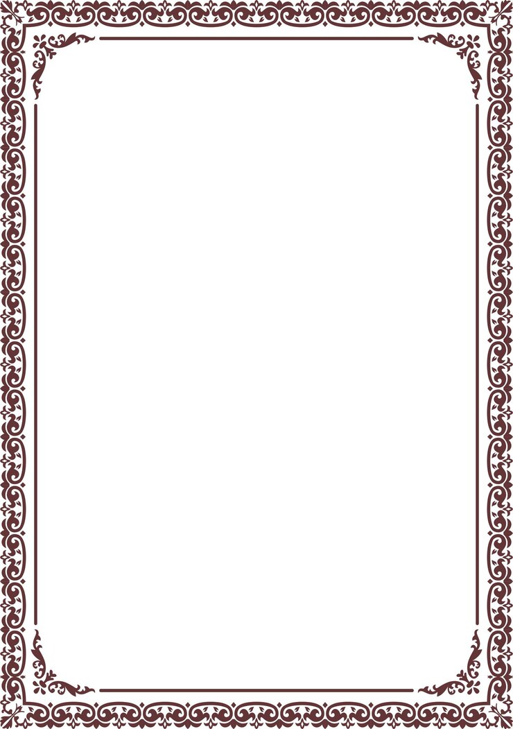 PSD package part 1 page border template models 1 to 10