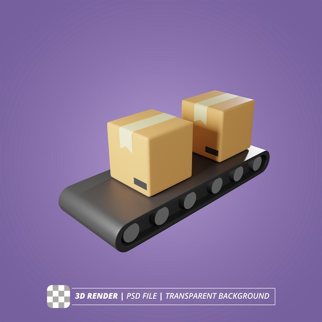package shorting 3d isolated images