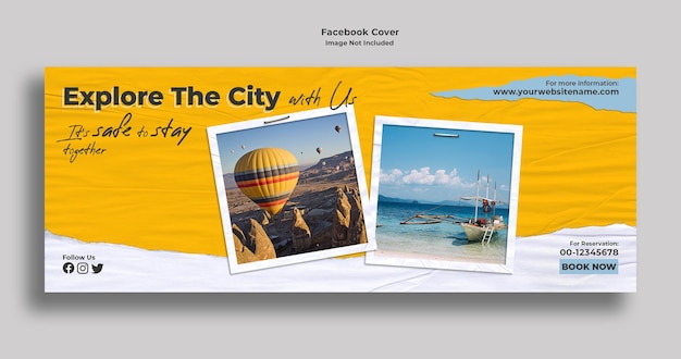 Package tour post facebook cover