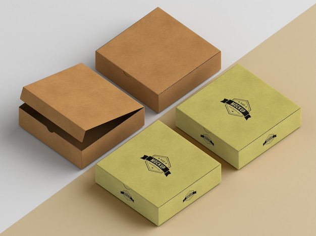 Packaging box mock-up