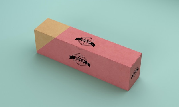 PSD packaging box mock-up