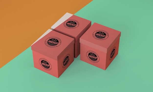 PSD packaging box mock-up