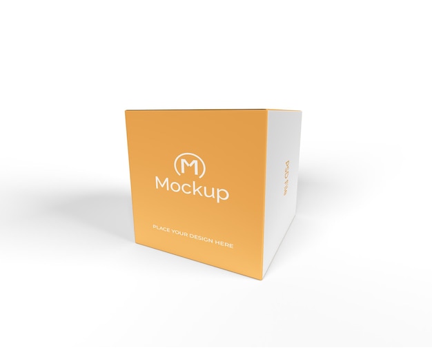 Packaging box mockup