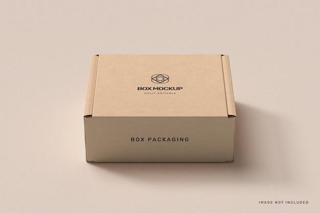 PSD packaging box mockup