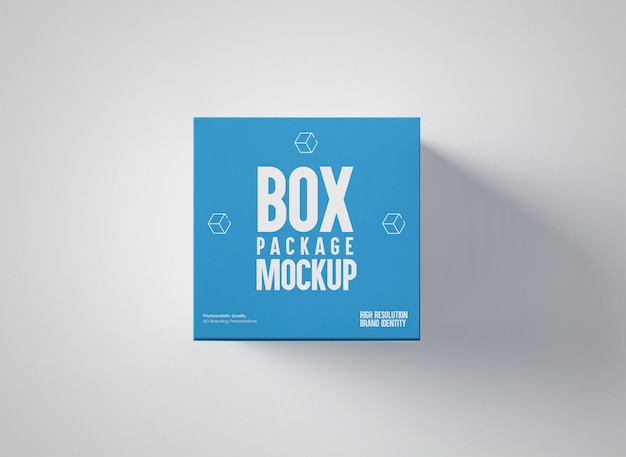 packaging box mockup