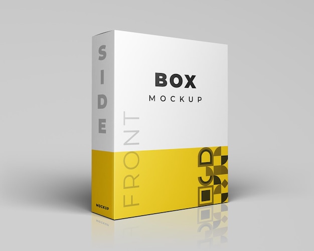 Packaging box mockup