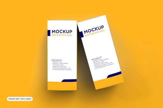 Packaging mockup box