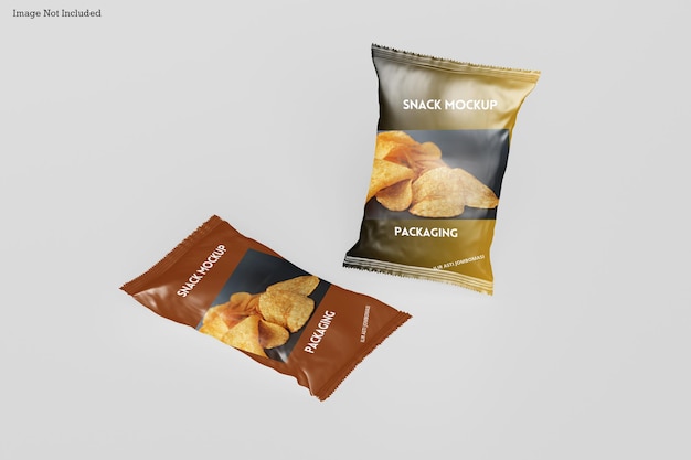 PSD packaging snack mockup