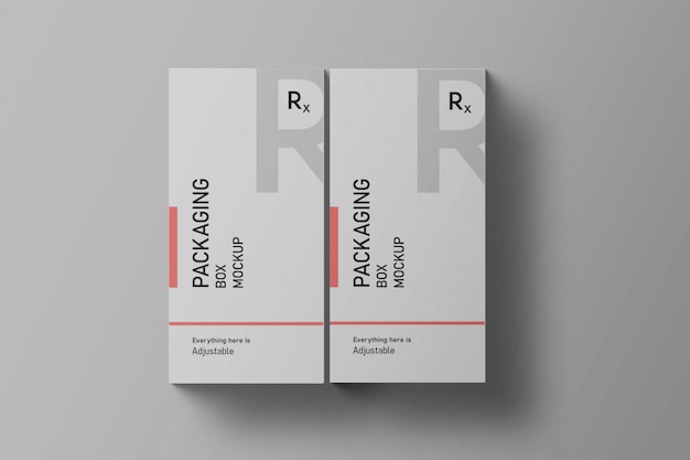 Packaging Square box mockup