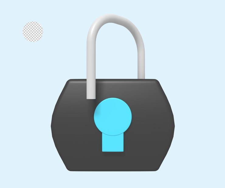 PSD padlock security opened