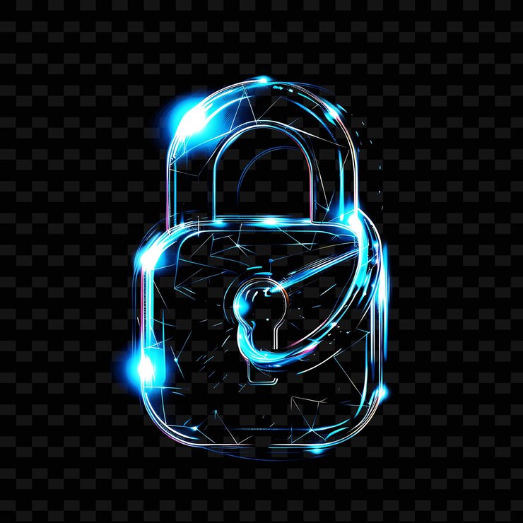 PSD a padlock with a padlock and a padlock