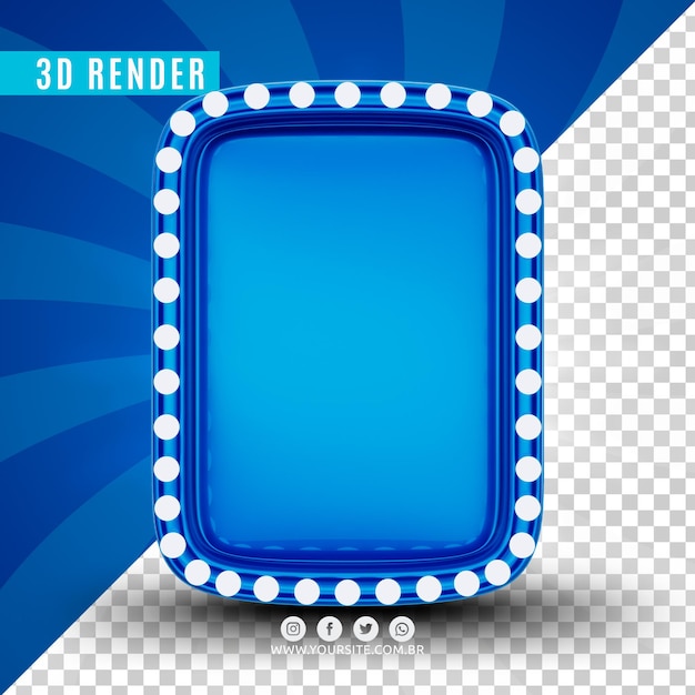 PAINEL LED 3D DO KOMPOZYCJI PREMIUM PSD