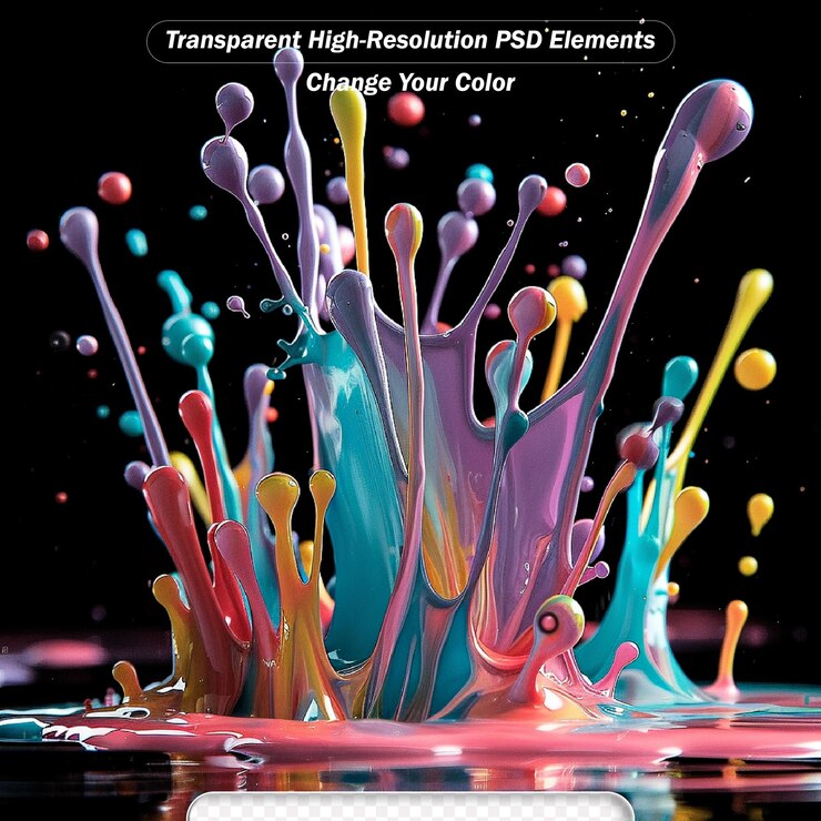 PSD paint bouncing on the loud speaker