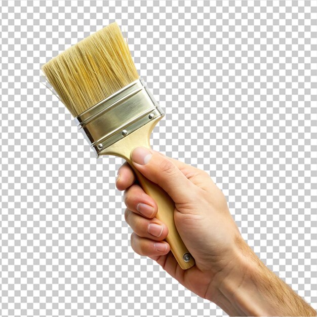 PSD paint brush isolated on transparent background