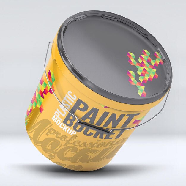 Paint Bucket Mock Up (mock-up van de verfbak)