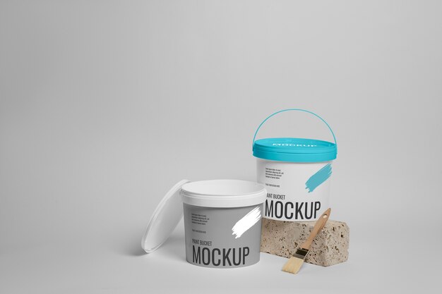 Paint bucket mockup design