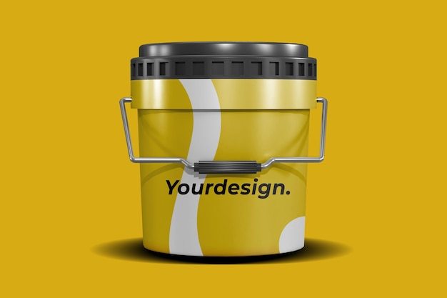 Paint bucket mockups