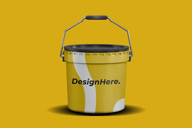 Paint bucket mockups