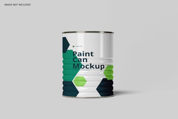 PSD paint can mockup