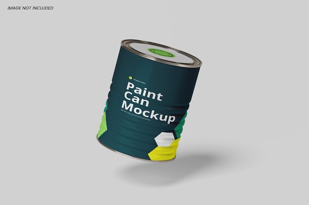 PSD paint can mockup