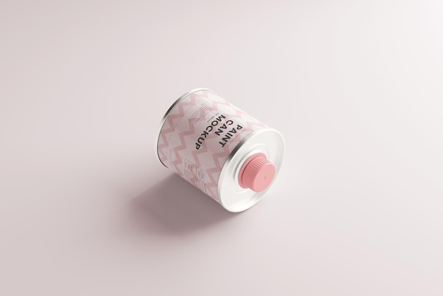 PSD paint can mockups