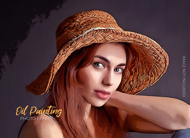 PSD paint effect template