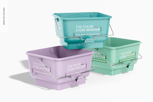paint roller bucket mockup stacked