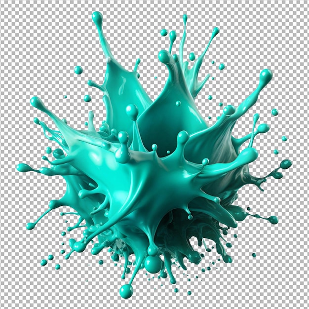 paint splash transparent background