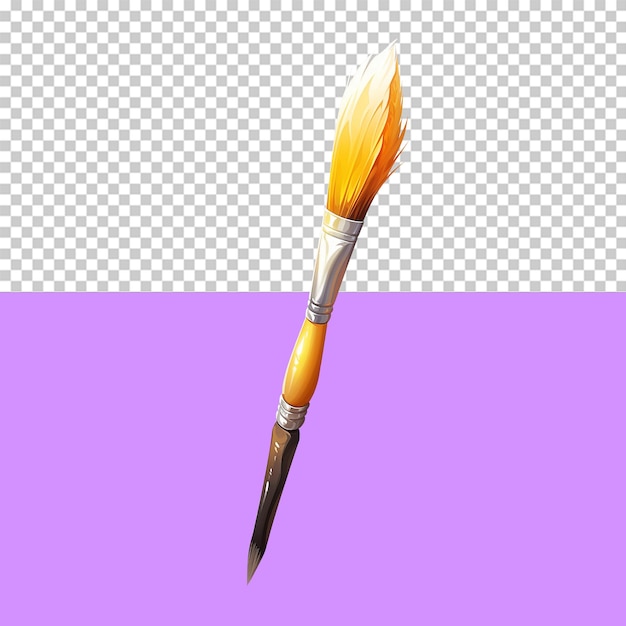 A paintbrush isolated object transparent background