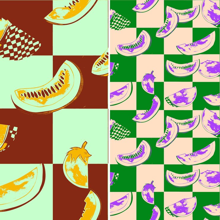 PSD a painting of bananas and a banana with a green background