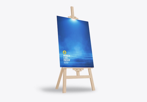 Painting easel mockup