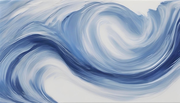 PSD a painting of waves crashing on a white board