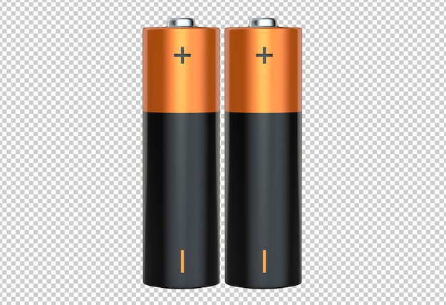 PSD pair of aa alkaline batteries